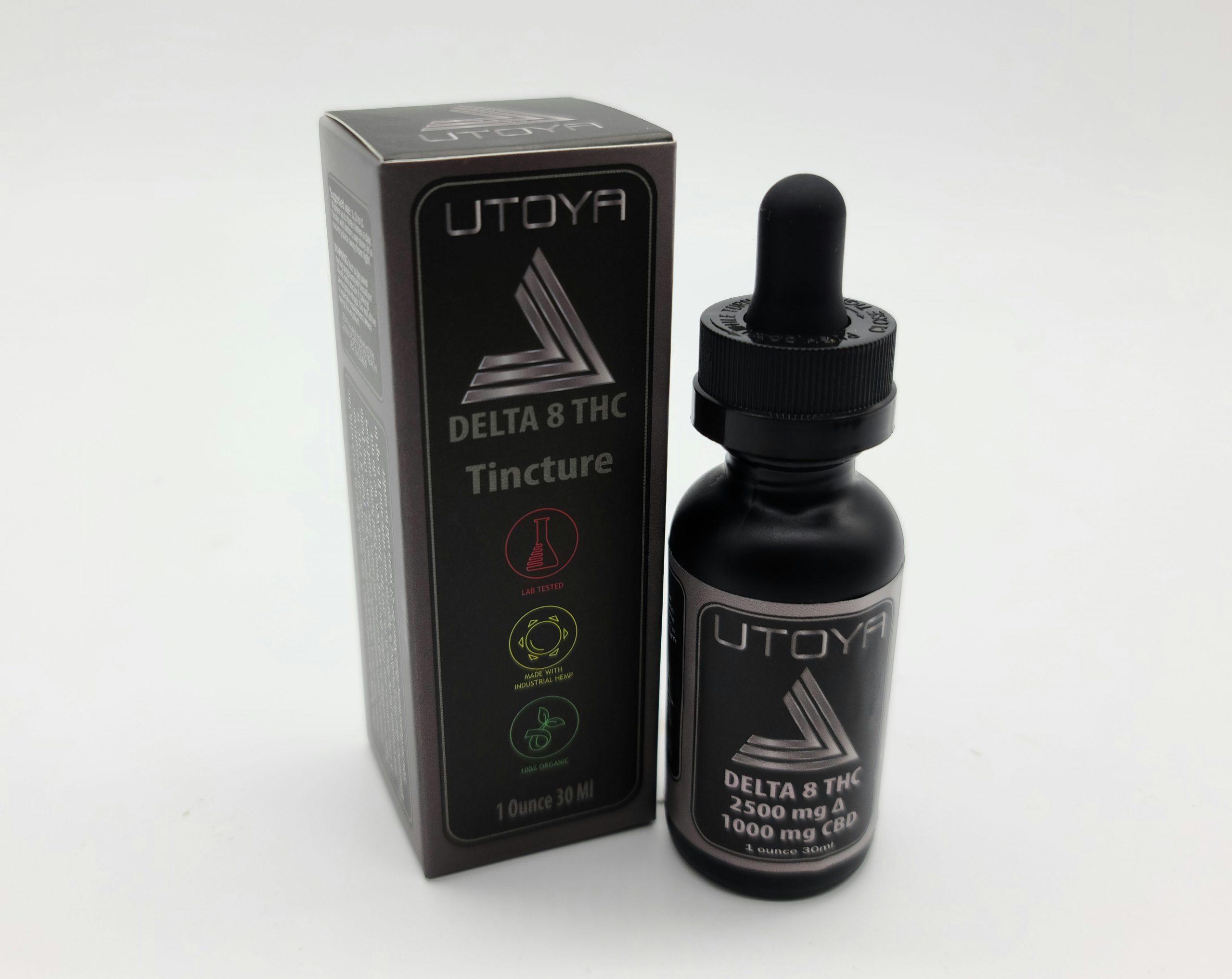 D8 2500 mg/1000 mg CBD Tincture | Utoya Organics | Low Prices