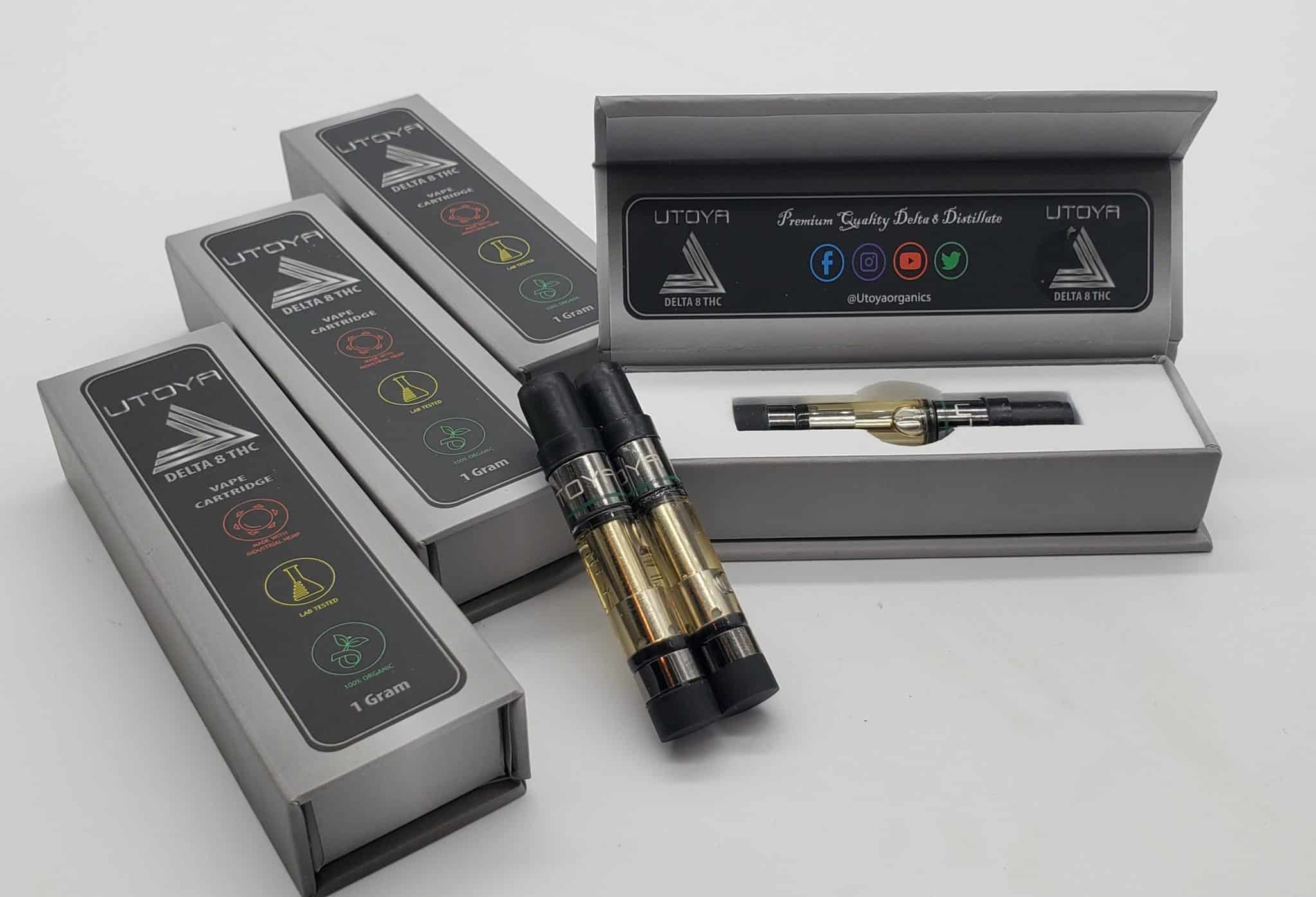 1g Delta 8 Vape Cartridges - D8 THC Vape Carts - Utoya