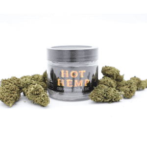 Delta 8 Flower: Utoya Hot Hemp: Cherry Abacus Eighth Jar (3.5g)