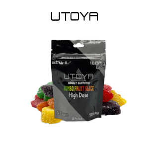 Delta 8 Jumbo Fruit Slice Gummies Bag