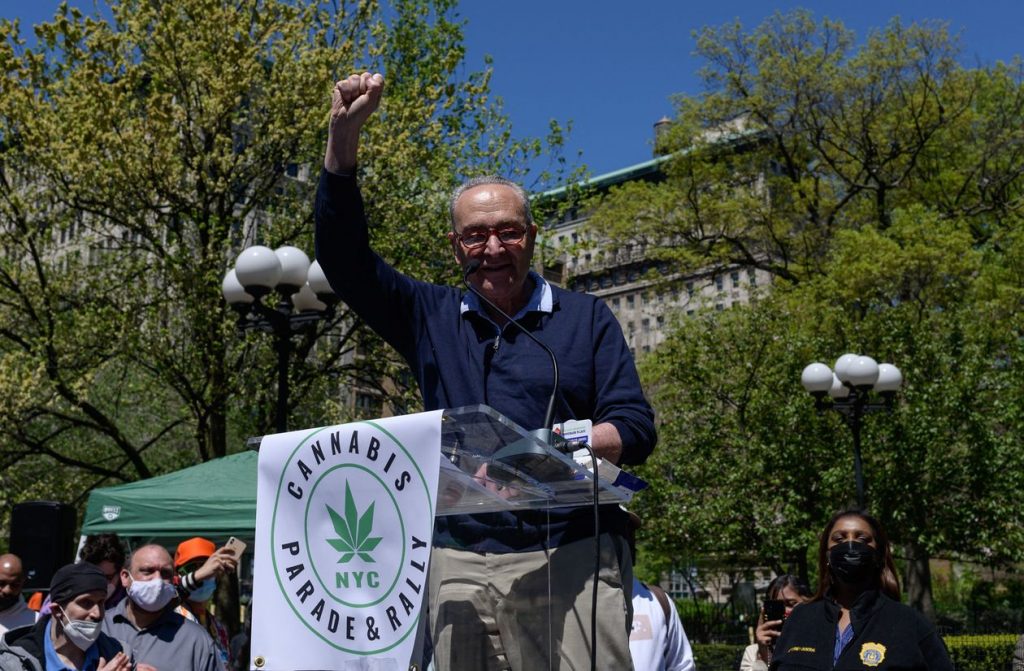 US Senator Chuck Schumer For Legal Weed in 2021