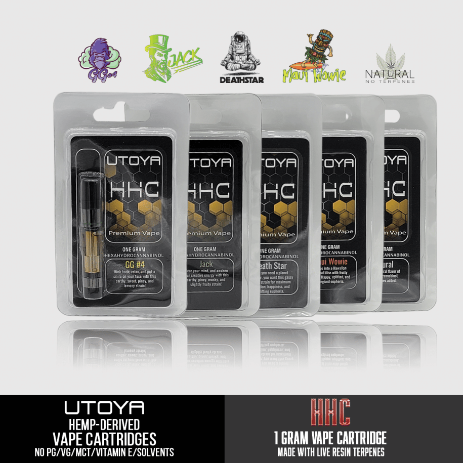 Utoya - Buy D8, Delta 9, THCP, THC-O, HHC, CBD, and More
