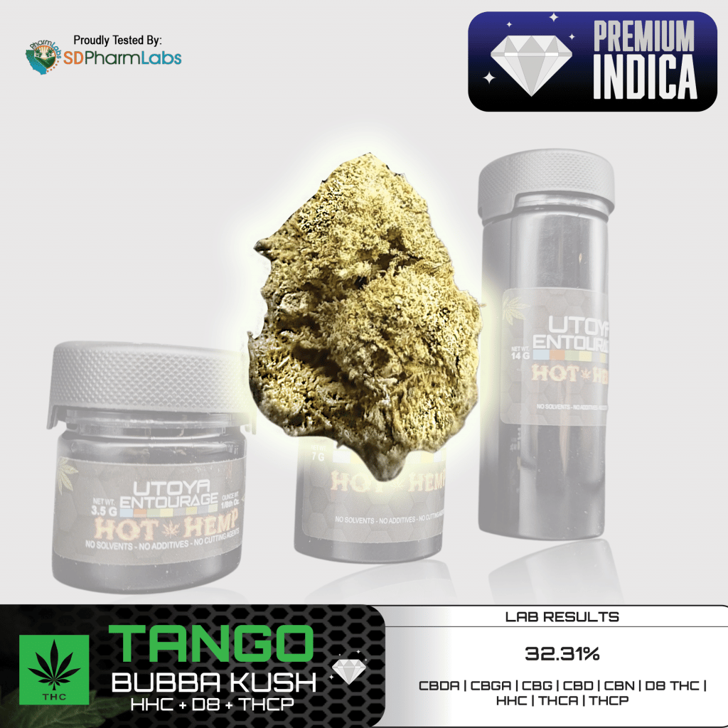 Buy Bubba Kush - Indica - THCP Flower by Utoya Online