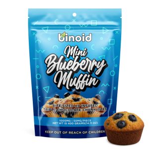 Delta 9 Mini Blueberry Muffins 1000mg
