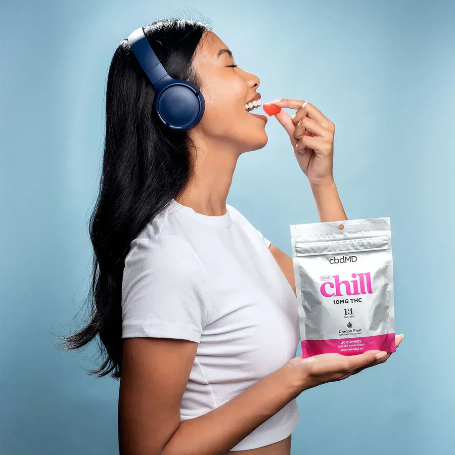 Max Chill Delta 9 Gummies 1:1 CBD: D9 - Image 4