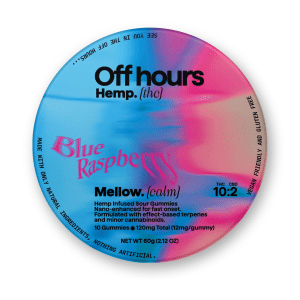 Blue Razz Mellow THC Gummies