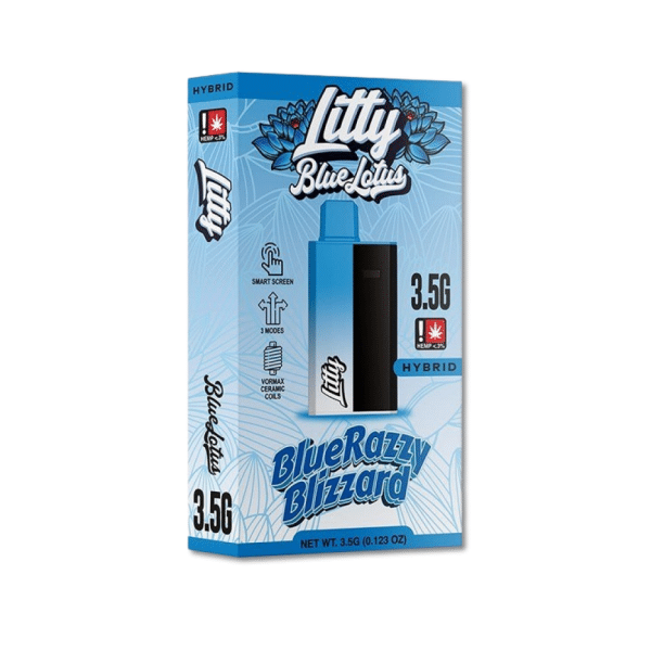 what is a blue lotus vape Litty 3.5G Disposable COLOUR:Matte Black frozen cherry apple Vuse Go 1000 Grape