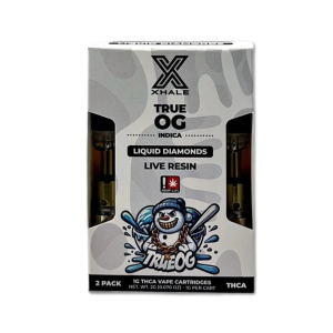 1G Xhale Live Resin THCA Cartridge 2 Pack