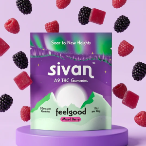 Feelgood Delta 9 gummies mixed berry