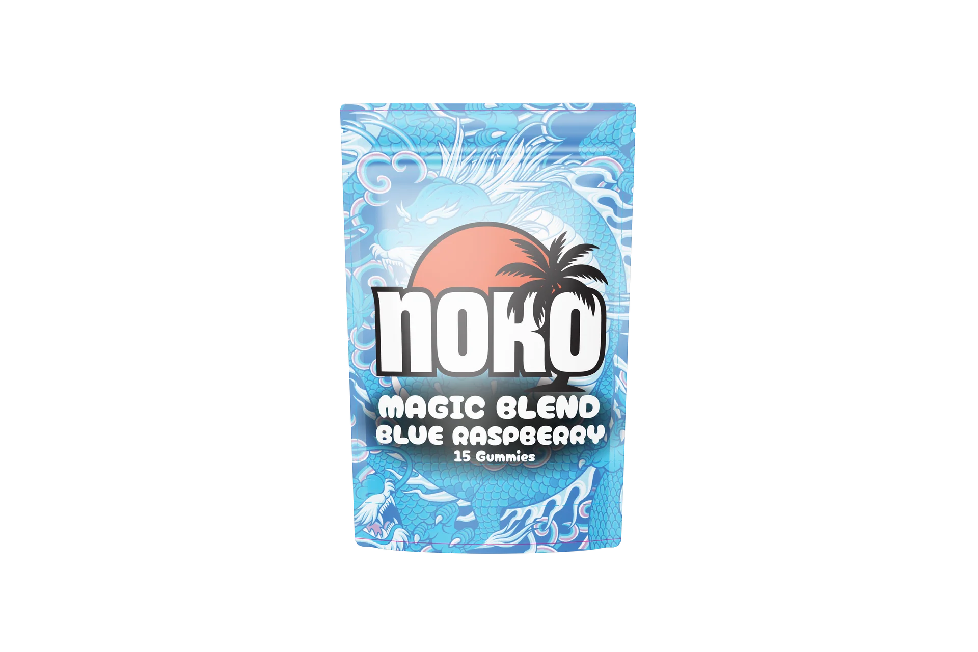 Noko Magic Mushroom Gummies Blue Raspberry
