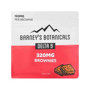 Barneys Botanicals 320mg Delta 9 THC Brownies