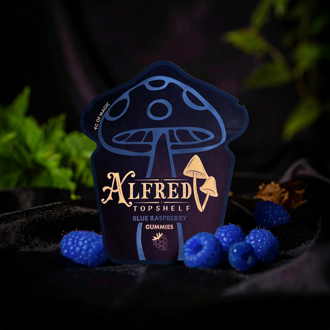 Blue Razz Magic Mushroom Gummies