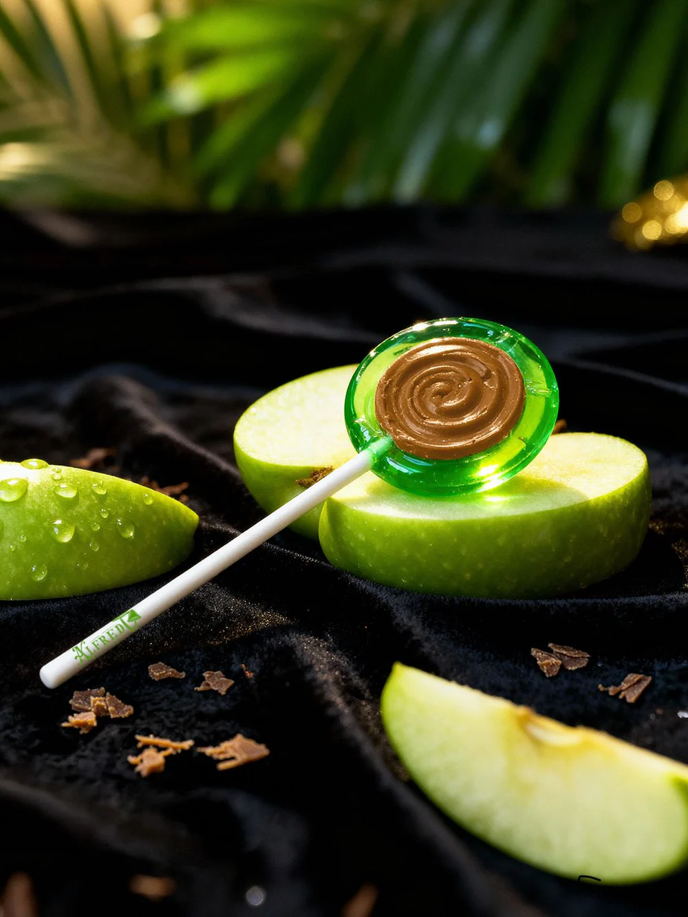 Green Apple Magic Mushroom Lolipop