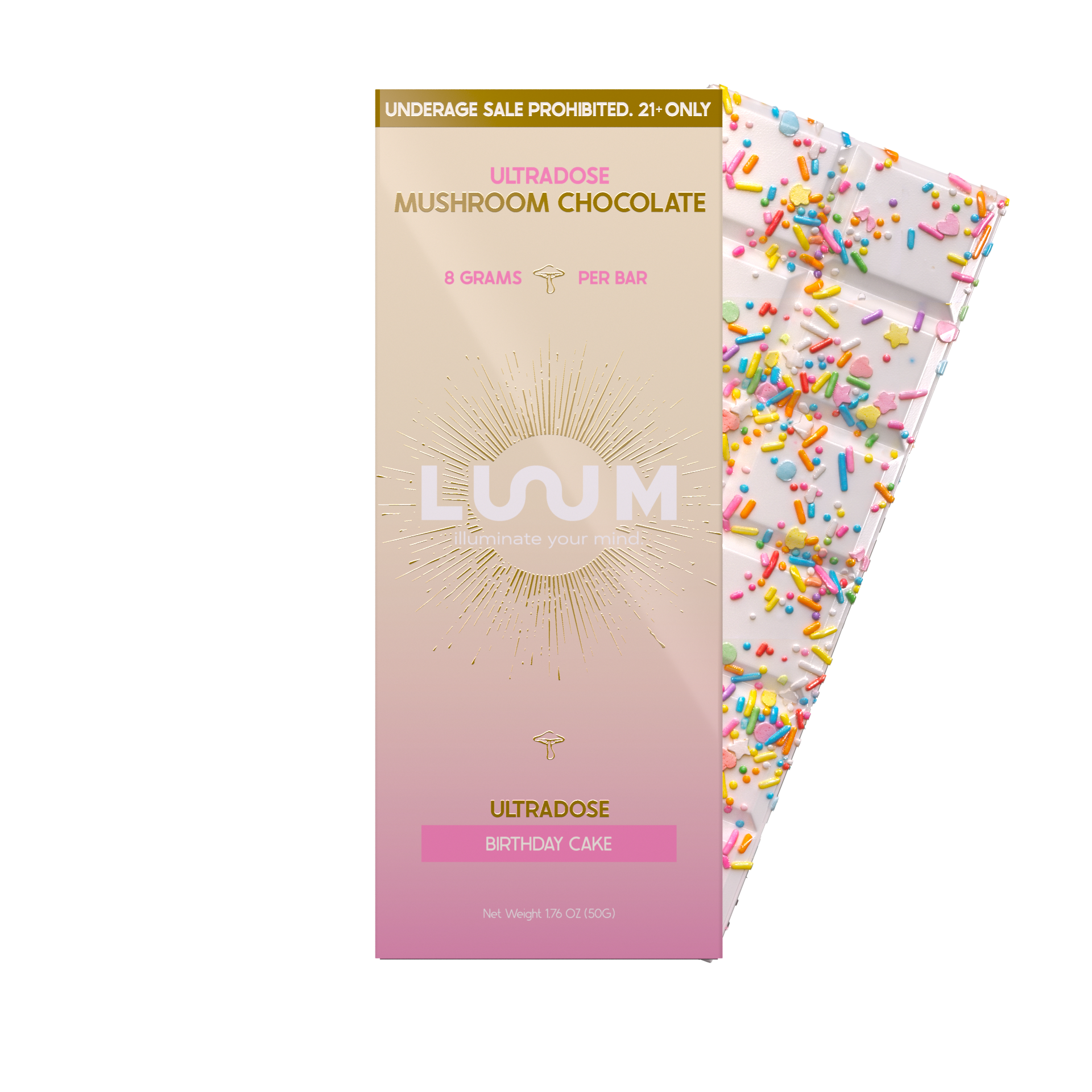 Luum Ultradose Mushroom Chocolate Bar 8G - Image 10