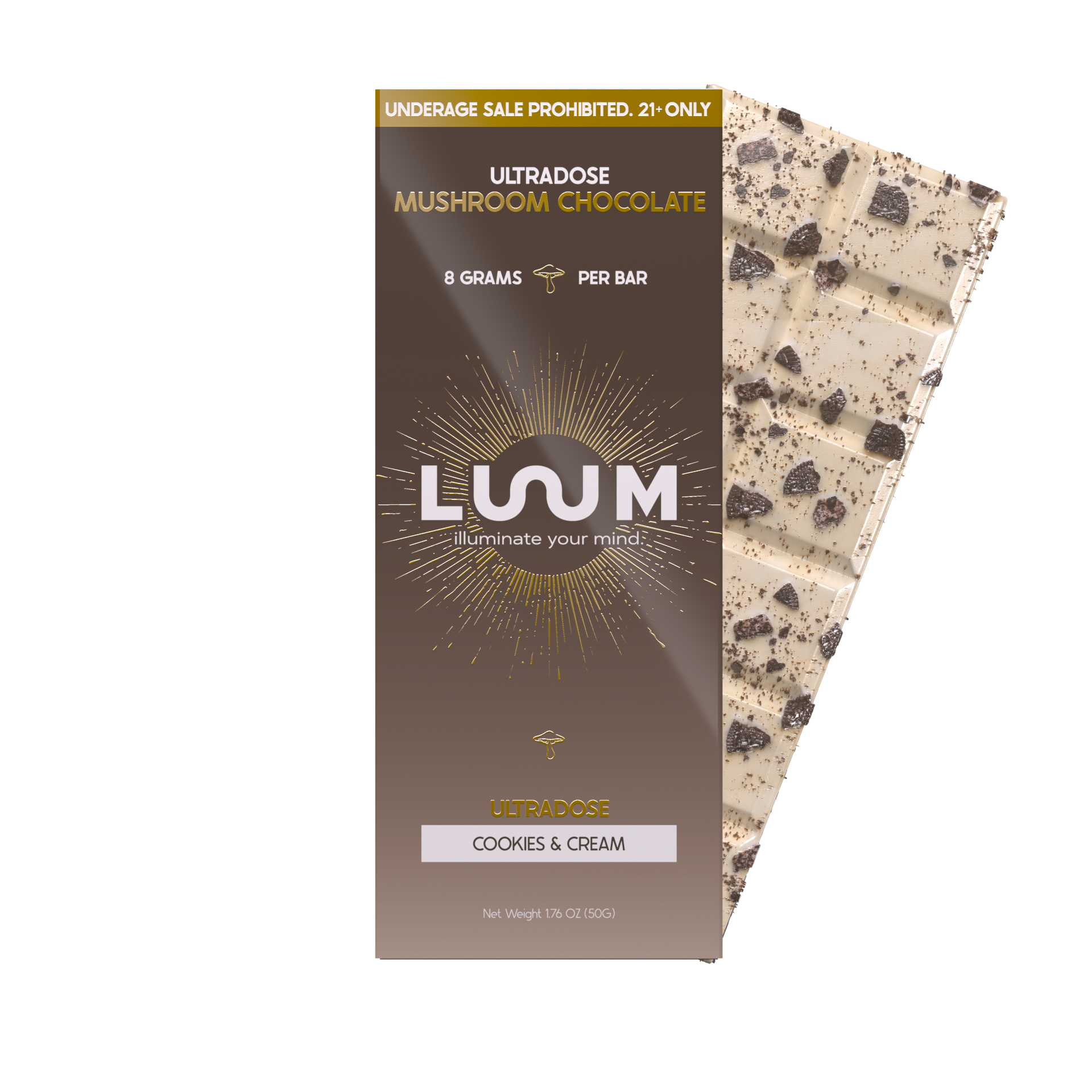Luum Ultradose Mushroom Chocolate Bar 8G - Image 7