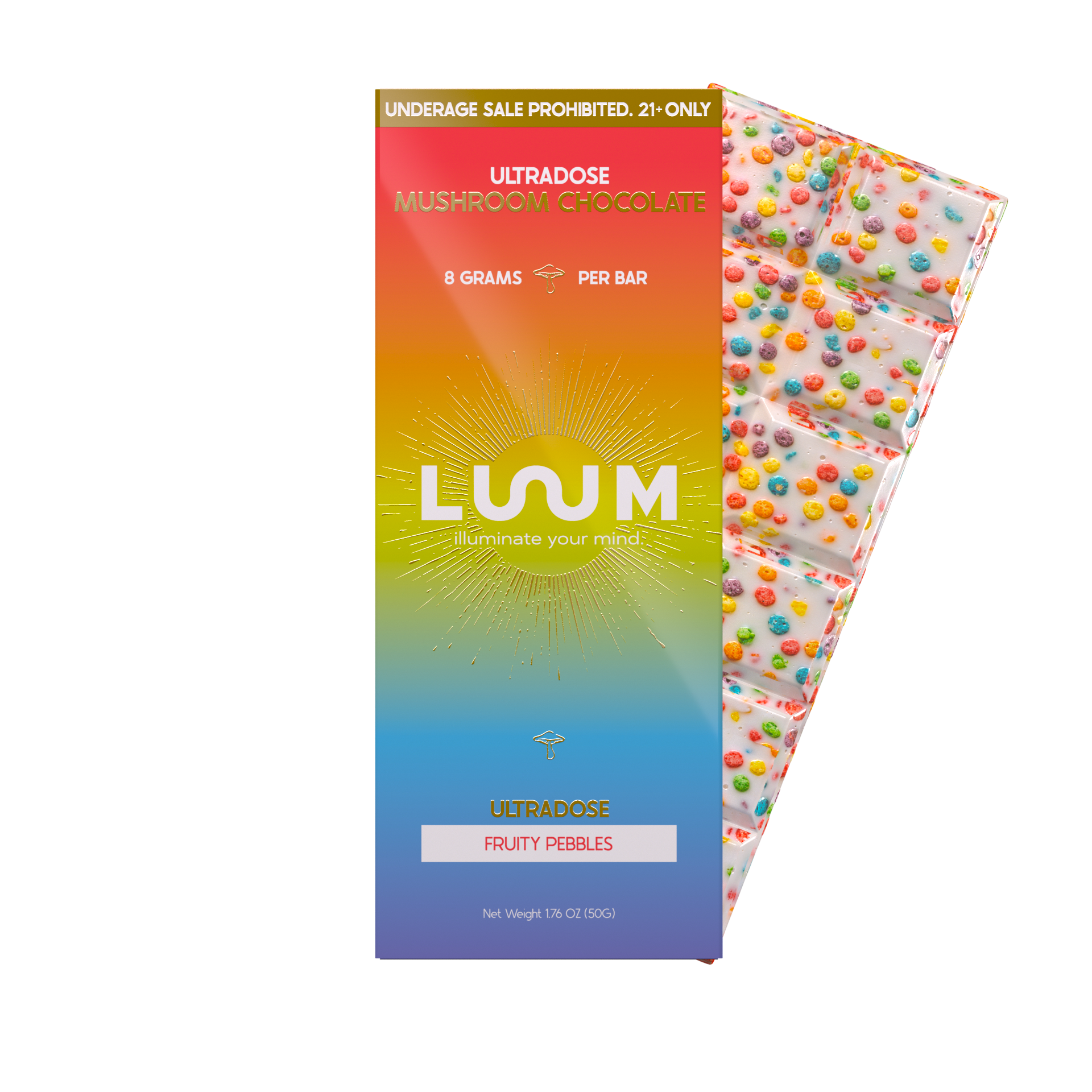 Luum Ultradose Mushroom Chocolate Bar 8G - Image 5
