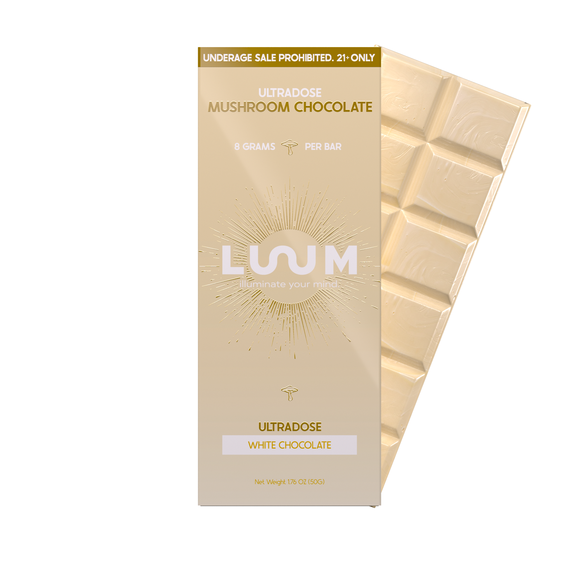 Luum Ultradose Mushroom Chocolate Bar 8G