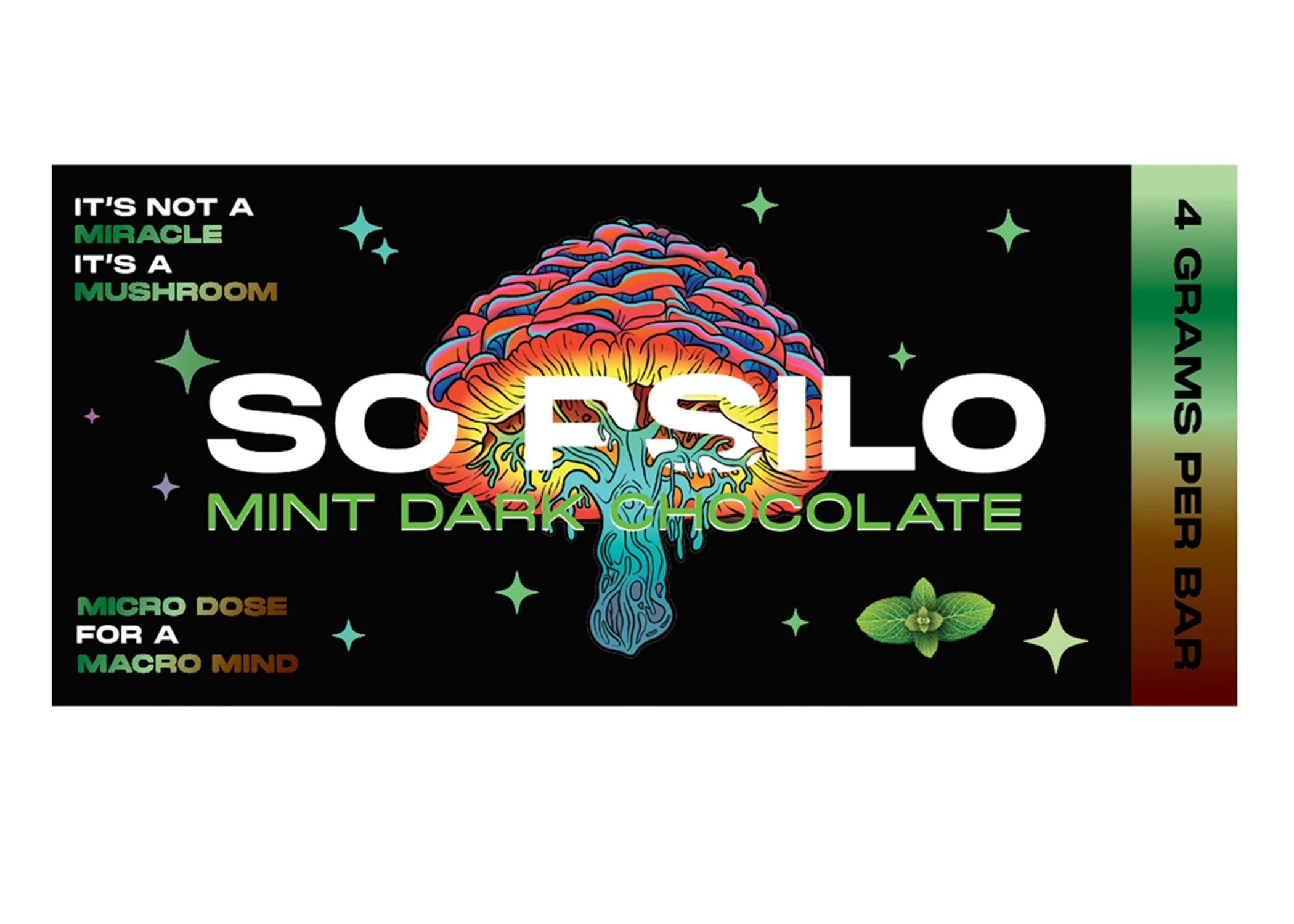 Mint Dark Chocolate Shroom Bar