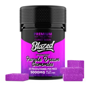 Blazed Gummies | 5000mg, Purple Dream