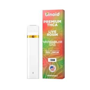 Binoid 1 Gram THCA Disposable Vape Live Rosin, Watermelon OG