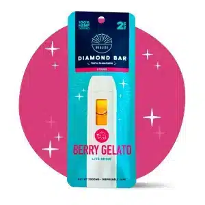 Realize THCA Diamond Bar 2G Disposable Vape, Berry Gelato