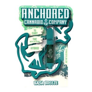 Binoid Anchored 1G THCA Vape Cartridge, Baja Breeze