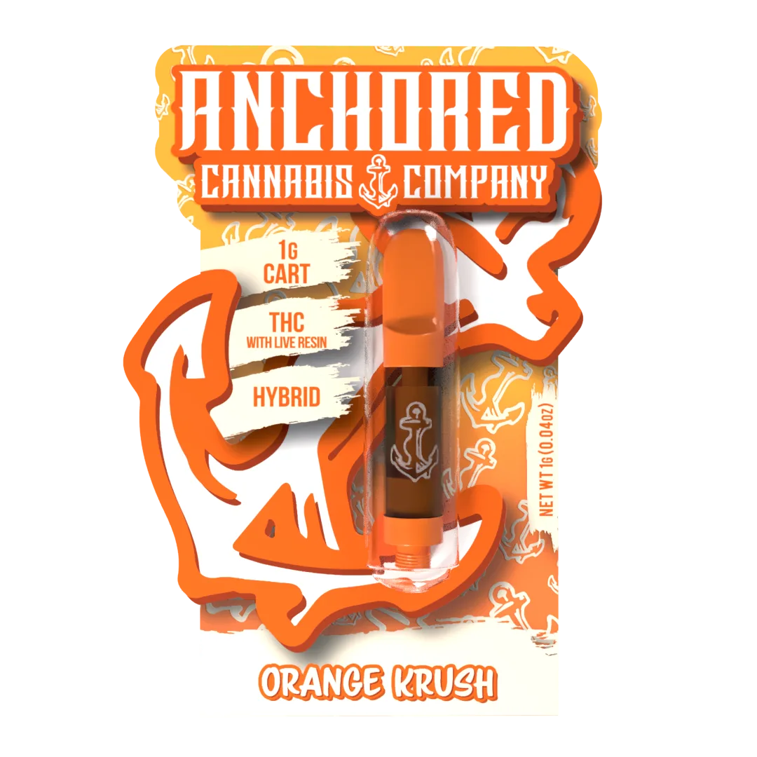 Binoid Anchored 1G THCA Vape Cartridge, Orange Krush